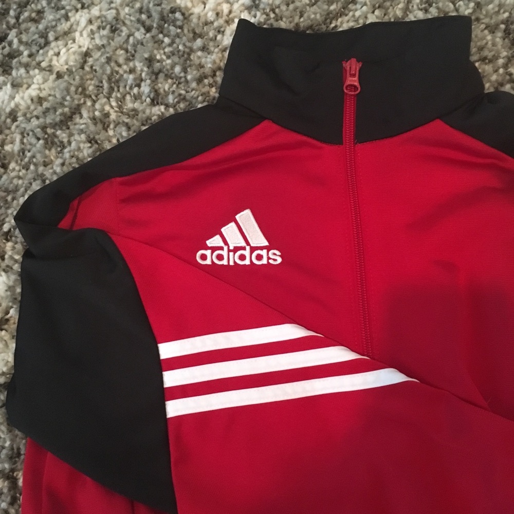 Red Adidas Track Jacket